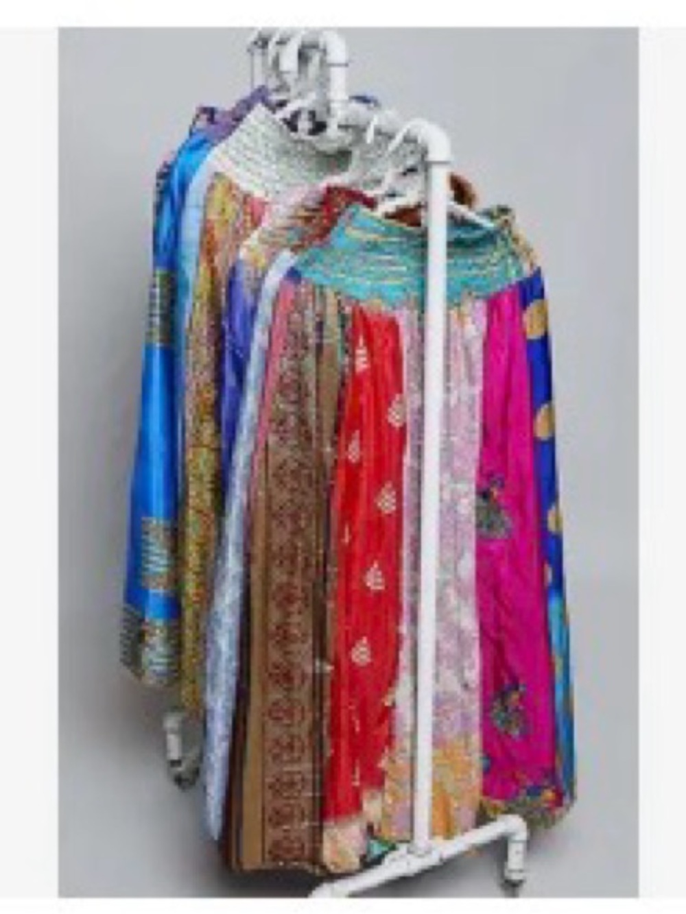 POL Cotton Wide Leg Patchwork Pants